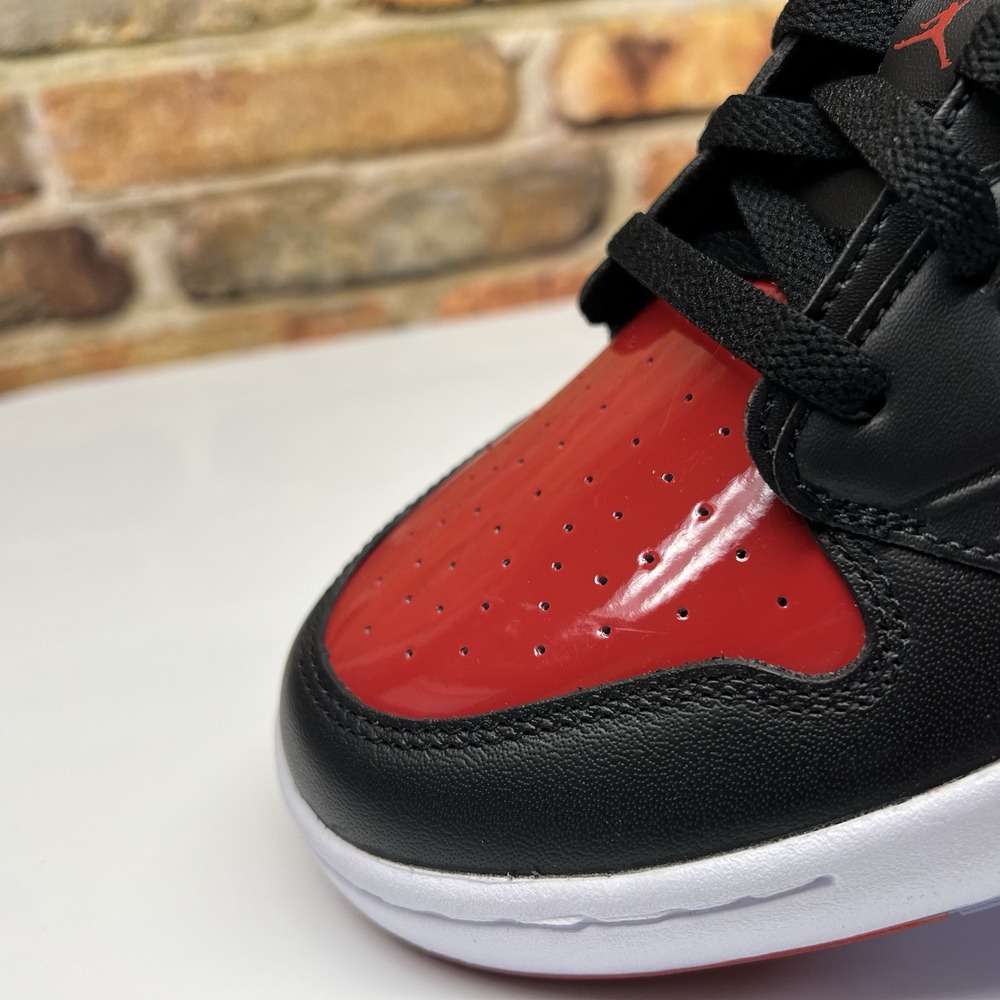 Nike Air Jordan NU Retro Low Black Varsity Red White Mens Size 10.5 - Picture 6 of 14